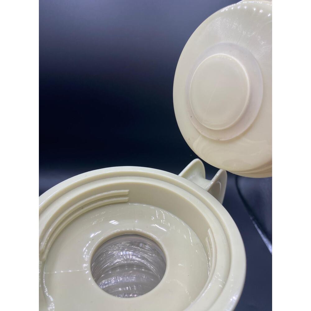 Vtg 1980s Corningware insulated carafe "Abundance" pattern autumn fruits pitcher - Picture 7 of 8